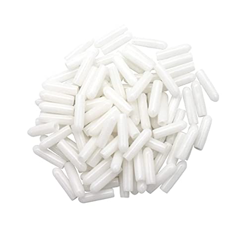 Tapas Universal Voarge para Estante de Lavavajillas, 100 Pack Accesorios de Lavavajillas de PVC Puntas de Protección, Blanco
