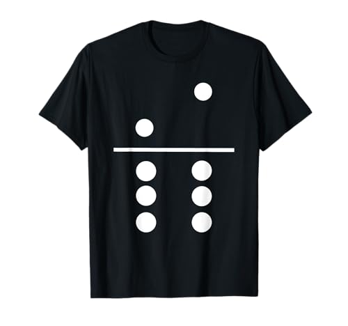 Domino 2 and 6 Matching T-Shirt Halloween Group Costumes 2-6 T-Shirt