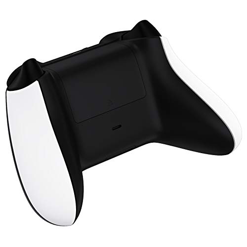 Image of eXtremeRate DIY Grip for Xbox Series X & S, White Replacement Left Right Side Rails, Replacement Rear Shell for Xbox Core Wireless Controller [Controller Excluded]