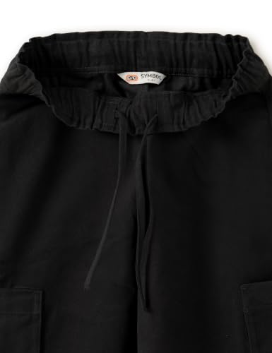 Image of Amazon Brand - Symbol Girl's Lightweight Denim Loose Pants