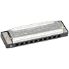 Hohner Blues Band Harmonica - Keys of G, C, A Bundle with Case, Pouch, Online Manual, and Austin Bazaar Polishing Cloth
