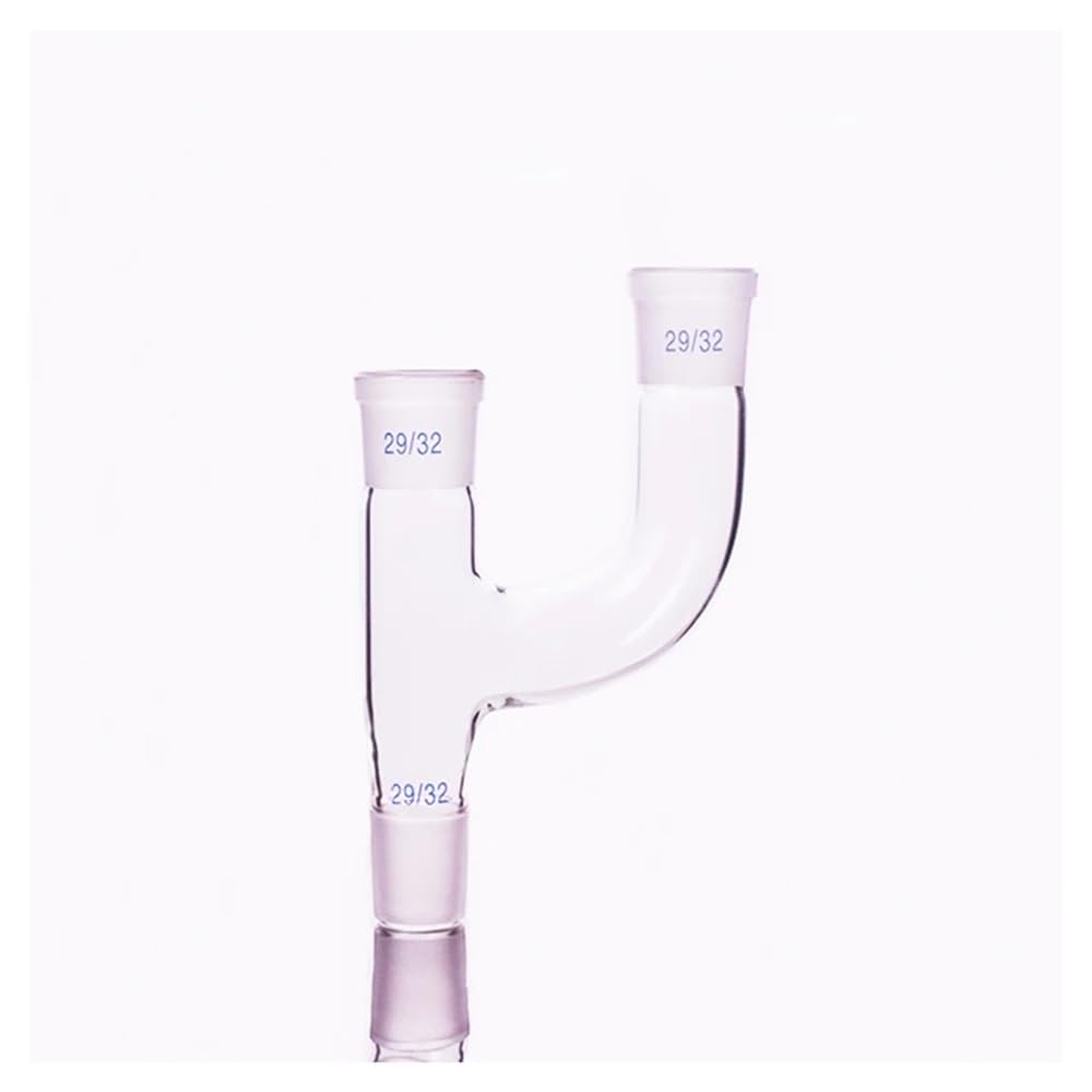 Attrezzature e forniture di laboratorio Tubo di collegamento doppio in vetro borosilicato femmina 29/32 maschio vetreria da laboratorio