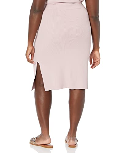 The-Drop-Womens-Vera-Slim-Side-Slit-Midi-Sweater-Skirt