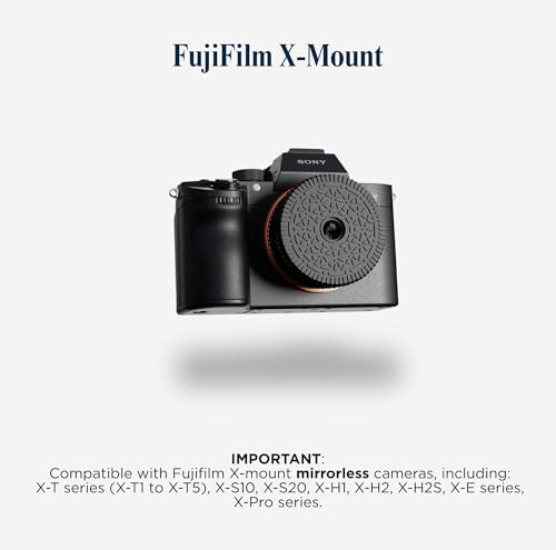 Image of Original Retropia Repurposed Disposable Camera Mirrorless Lens | Unlimited Instant Film-Look Photos | Pancake Lens, 32mm Focal Length & Fixed f /11 Aperture (Fujifilm XF Mount Mirrorless Compatible)
