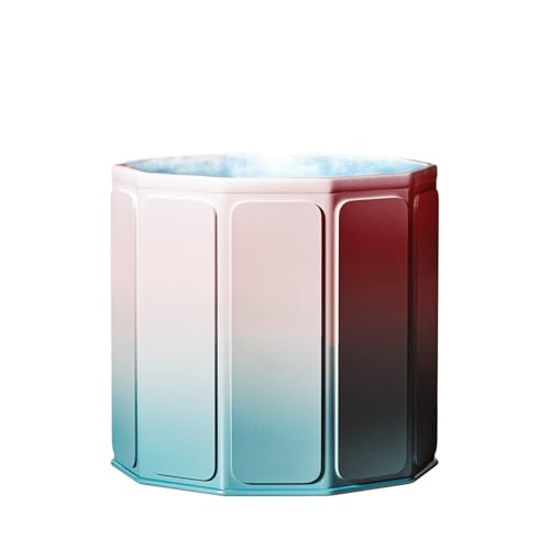 Shilanmei Baignoire pliable de 70 cm, douche portable à 5 couches isolée pour adulte, piscine profonde non gonflable avec double drainage (B)