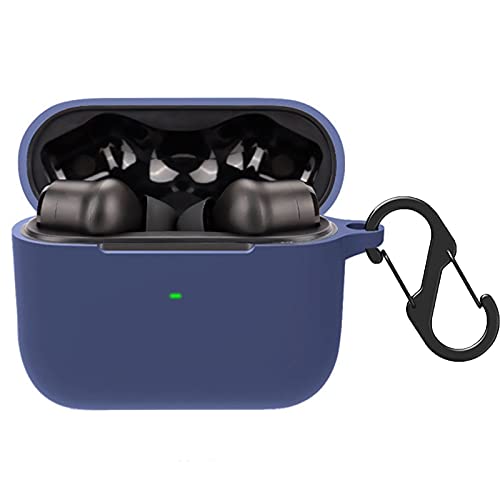 Compatível com Razer Hammerhead True Wireless Pro, capa protetora de TPU macio Lamshaw com chaveiro compatível com Razer Hammerhead True Wireless Pro (azul)