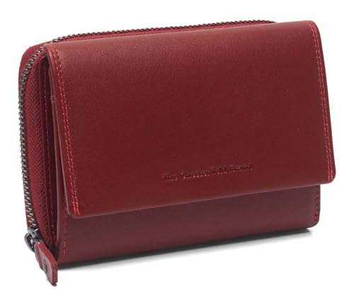 Porte-monnaie Doniva Red par The Chesterfield Brand en cuir rouge foncé
