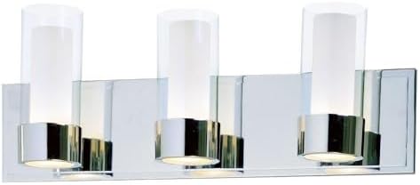 Maxim Silo-6W 3 LED Bath Vanity in Modern style-21 Inches Wide by 7.5 inches high