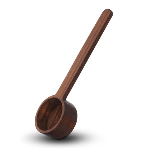 1 Pack Acacia Wooden Coffee Measuring Scoops, 30ml (2 Tbsp) Coffee Scoop