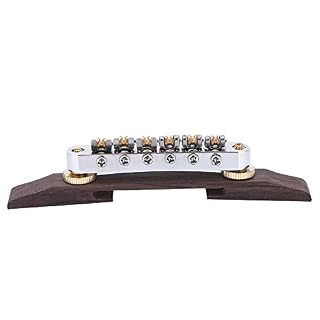 Pont de guitare, chevalet de rouleau en palissandre pour SG LP Type Guitare Jazz Accessoire pour guitare - Les Beatles, Paul McCartney, John Lennon, RIngo Starr, George Harrison Pont de guitare, chevalet de rouleau en palissandre pour SG LP Type Guitare Jazz Accessoire pour guitare – Image 2