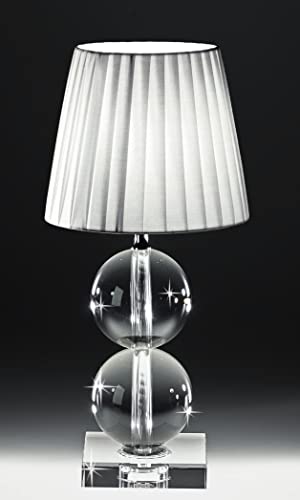 MAZZOLA LUCE Lume abat-jour lampada di vetro cristallo per camera da letto stile contemporaneo elegante