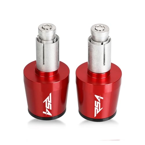 HSL Motorrad Zubehör 7/8" 22MM Lenker Handgriffe Griff Bar Ends Kappe FÜR Aprilia RS4 125 RS50 RS 50 2000-2005(Color:Red-Balck)