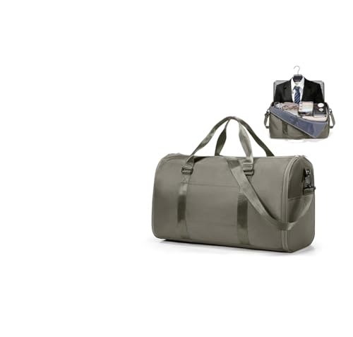 Garment Bag for Travel Duffle Carry on Spirit Airlines Personal Item Travel Bags Large Sports Tote Gym Waterproof Weekender Luggage Weekend Bags Airplanes Eessentials Women Men Green by WONHOX - Used condition - US$5.16