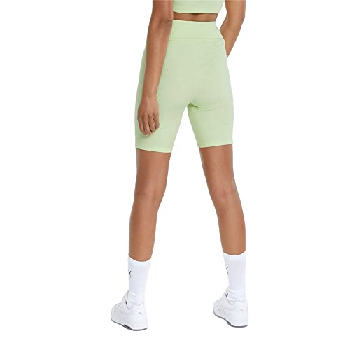 Short cycliste PUMA Classics vert S avec maille côtelée ultra confortable - 2