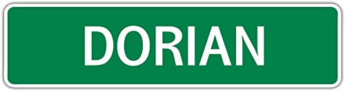 Dorian Street Sign 4x16�C���` �u���L�Ŕ� �r�[�` �J�t�F ���X�g���� �V���b�v �z�[�� ���[�� �� �h�A ���� �M�t�g