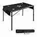 PICNIC TIME NFL New York Giants Travel Table Portable Folding Table, Camping Table, Outdoor Table with Carry Bag, (Black)