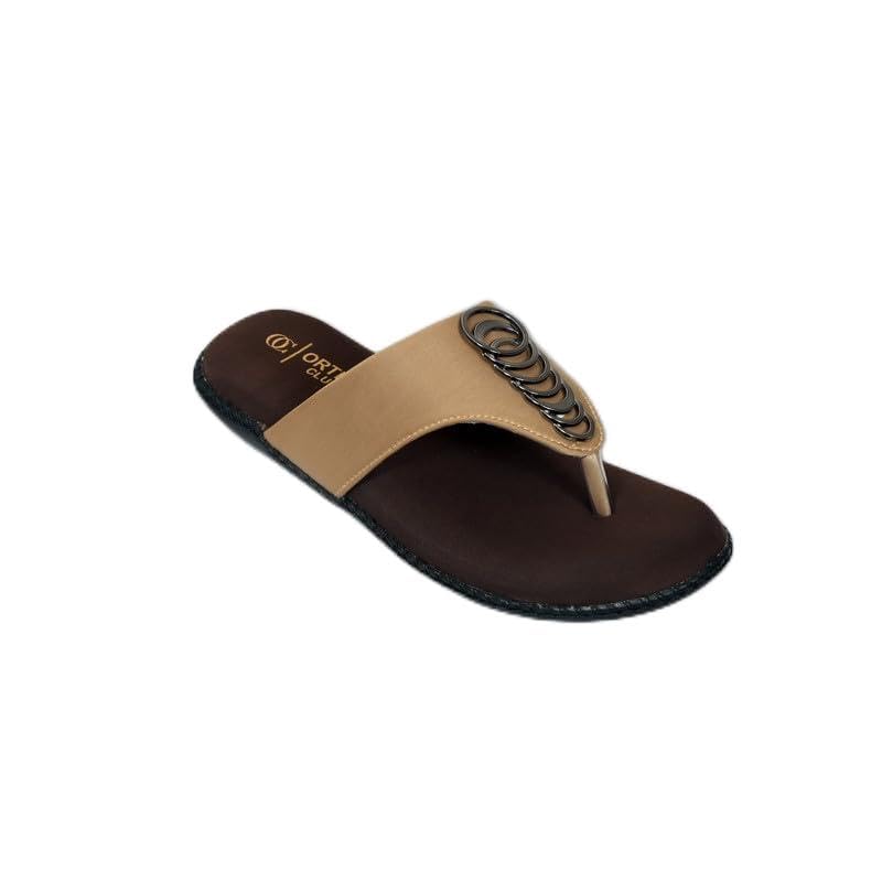 ORTHO CLUB Extra Soft Chappal Ortho Care Orthopaedic and Diabetic Comfort Doctor Flip-Flop and House Fancy doctor slippers | Stylish chappal for women | Comfortable flat sandals Slippers for Womens (B0DDHQHLVC) Amazon Price History, Amazon Price Tracker