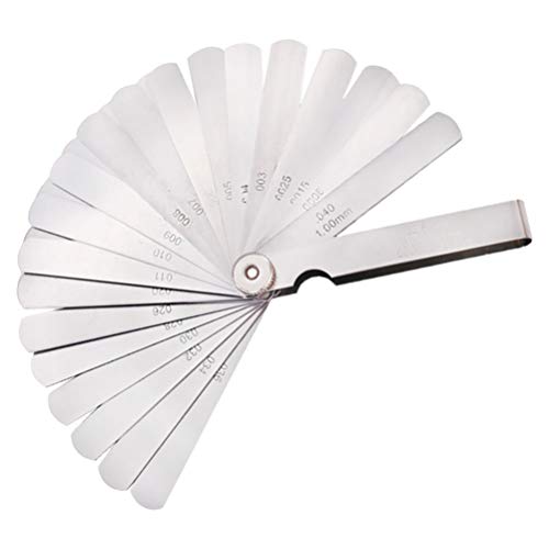 CLISPEED Calibre Apalpador de Aço Inoxidável Ferramenta de Medição de Lacuna Métrica E Imperial de M