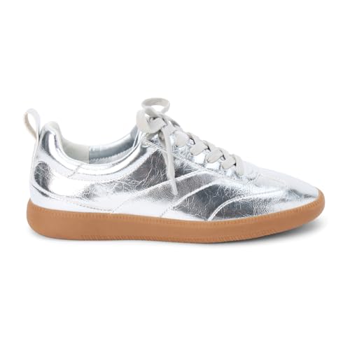 Coconuts by Matisse Women's Wylder Silver Lace Up Sneaker Casual Shoes