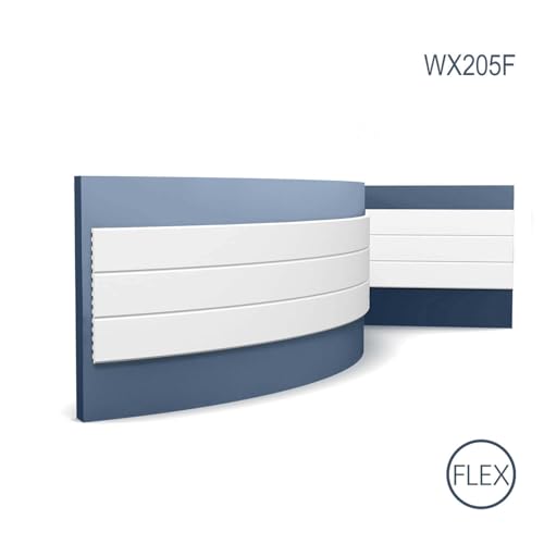 Paneles murales WX205F de revestimiento 3D pintable para decoración vertical interior 3