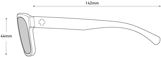 SPY OPTIC Crossway, Square Sunglasses, Color and Contrast Enhancing Lenses - Image 6