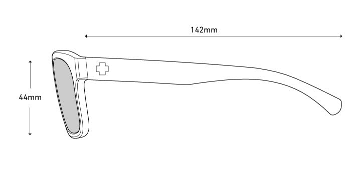 Image of Spy Optic Crossway, Square Sunglasses, Color and Contrast Enhancing Lenses