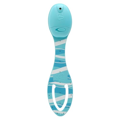 Image of Gifts for Readers & Writers Book Light, Clip On Reading Light for Bed, 2in1 Flexilight & Bookmark, Small & Lightweight with a Soft Glow, 2 Batteries Included, Shark
