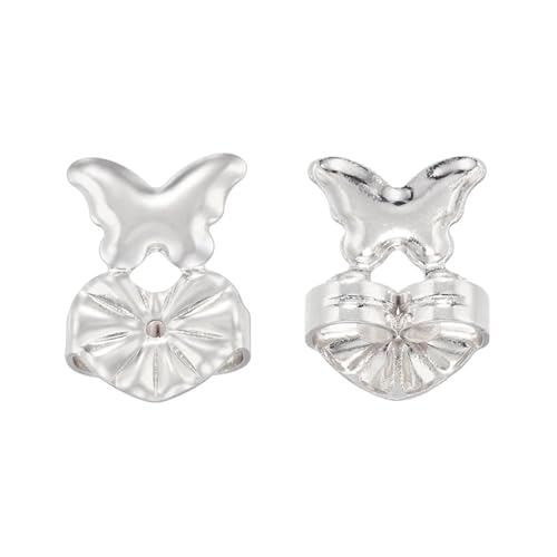 Elevadores de aretes ajustables con base de corazón para creación de bisutería estable 5
