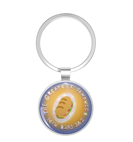 1080 Graphics The Perfect Sandwich Key Chain Double Sided Stainless