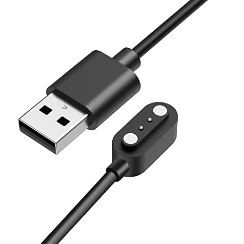 Image of BeatXP Smartwatch Charging Cable | Strong Magnetic Grip | Fast & Safe USB Charger for Fire-Boltt, Noise, Dizo, beatXP & All 2 Pin Smart Watches (Verify Cable Port Type, 5V USB Compatible)