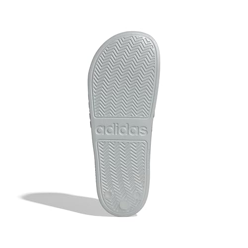 Image of adidas Women ADILETTE SHOWER Synthetic Swim Slide FTWWHT /GOLDMT /BOGOLD | LUT50