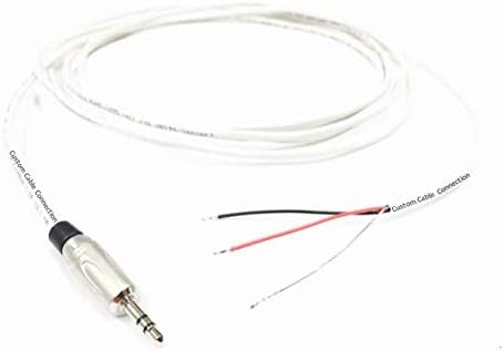 - Custom Cable Connection 1.5 Foot (18 Inches) 3.5mm (1/8 inch) Stereo Male to Blunt Plenum CL3P Cable