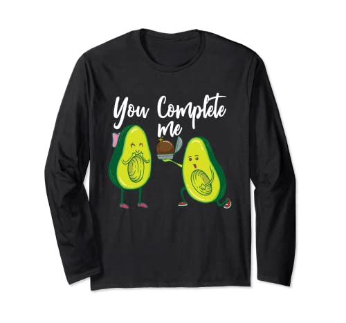 You Complete Me Vegan Coppia Will You Merry Me Maglia a Manica