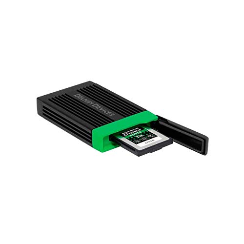 Delkin Devices USB 3.1 Gen 2 CFexpress Memory Card Reader, 10Gb/s Transfer Speed