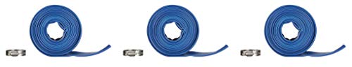 Blue Devil 25-Foot Backwash Hose for Pool with Hose Clamp, 1-1/2