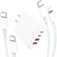 40W USB C Fast Charger Block with 4 Cables only
