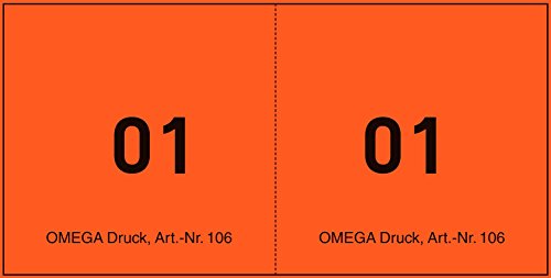 Omega Impression juxten blocs notes 10x5cm orange pour bureau
