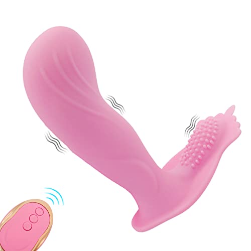 WXZDQ Marîpộsas Vîbrạdộr pụntộ Ġ çlítộrîs para mụjęręs con 10 Frecuencias Vîbrạcîộn,2 en 1 inalámbrico Vîbrạdộres çlítộrîs sîlîçộnạ Sîlęnt pụntộ Ġ çhụpạdộr sęxụạl, Cargar USB, Rosado Cover