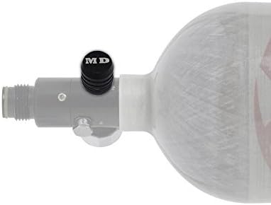 Maddog Protector de pezón de llenado de tanque de paintball de aire comprimido HPA Negro