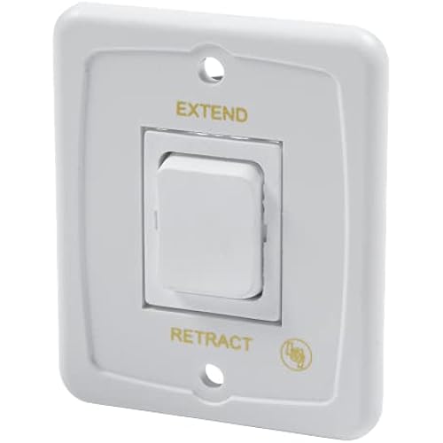 Solera-308472 White Interior Switch; 40 AMP with Plate