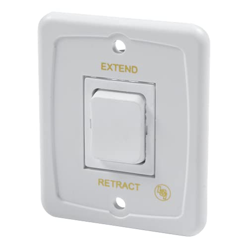 Interrupteur intérieur 40A Solera 308472 bouton blanc commande circuit avec plaque