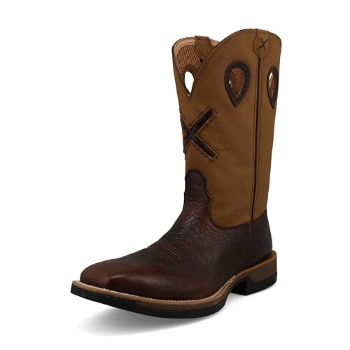 Image of Twisted X Men's 12 inch Tech X Boot, Wide Square Toe with CellStretch and Tech X