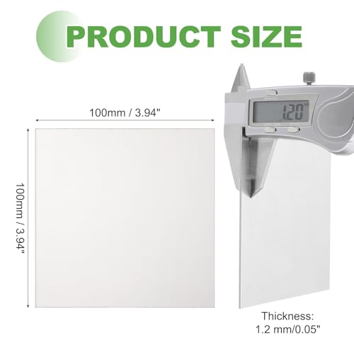 QUARKZMAN Reines TA1 Titanblech 100x100x1 2mm Korrosionsbeständiges Titanblech Für Chemische Verarbeitung Marineindustrie Industriemaschinen Metallverarbeitung Bastelprojekte