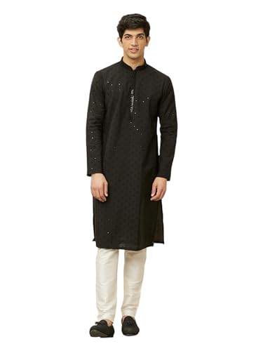 Kurta pyjama Manyavar ensemble 2 pièces anti-froissement pour rester impeccable en fête