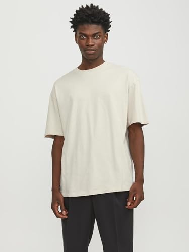 JACK & JONES Herren Jjebradley Tee Noos Sweatshorts, Moonbeam, XXL – Ansicht 2