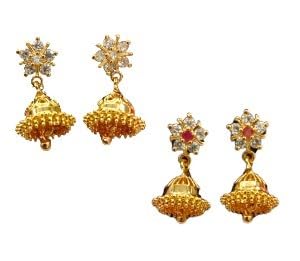 See full amazon price history chart for Trending One Gram Gold Stone COMBO Offer Jimikki Earrings Copper Jhumki Earring for Women, Girls, Teenagers, Trending One Gram Gold Stone COMBO Offer Jimikki Earrings Copper Jhumki Earring for Women, Girls, Teenagers, (B0DB1L8BKG) Amazon Price History, Amazon Price Tracker