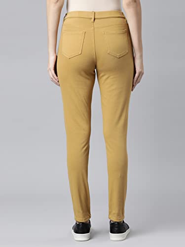 Image of GO COLORS Women Mid Rise Premium Straight Jeans