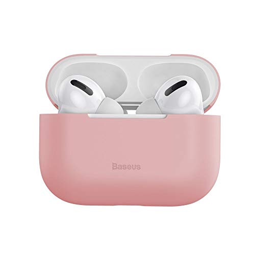 Capa Case Airpod Pro Porta Fone Silicone Baseus Original Rosa