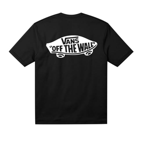 Vans Uomo Maglietta con Logo Posteriore Double Standard, Black/White, M - Immagine 3
