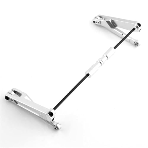 MIXVZARF RC Upgrade Accessories for Axial for RBX10 for Ryft 4WD for AXI03005 AXI03009 1/10 Replacement Metal Rear Sway Bar Set RC Crawler Car Upgrade Parts Decoration Accessories(Silver)
